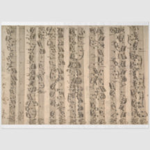 Zeichenfolgenpapier für das Quartett