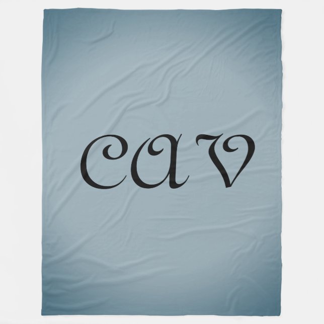 Zeichenketten-Backpack Fleecedecke (Vorderseite)