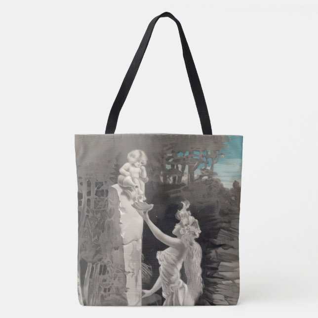 Zeichenketten-Backpack Tasche (Vorderseite)