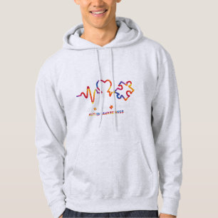 Zeichenketten Closurelic, Liebe, Akzeptanz, Autism Hoodie