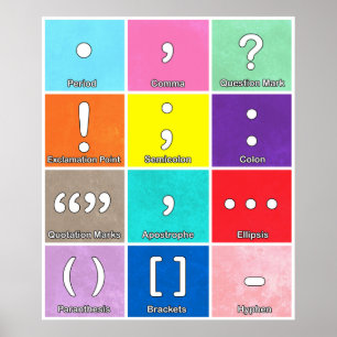 Zeichenketten-Rasterplakat Poster