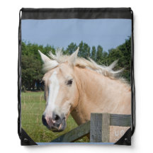 Zeichenketten-Rucksack mit Palomino Pferd, Western