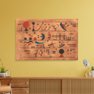 Zeichenketten Wassily Kandinsky Leinwanddruck