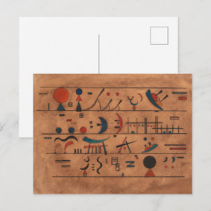 Zeichenketten Wassily Kandinsky Postkarte