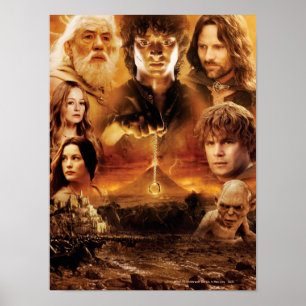 Zeichenkollage 2 poster