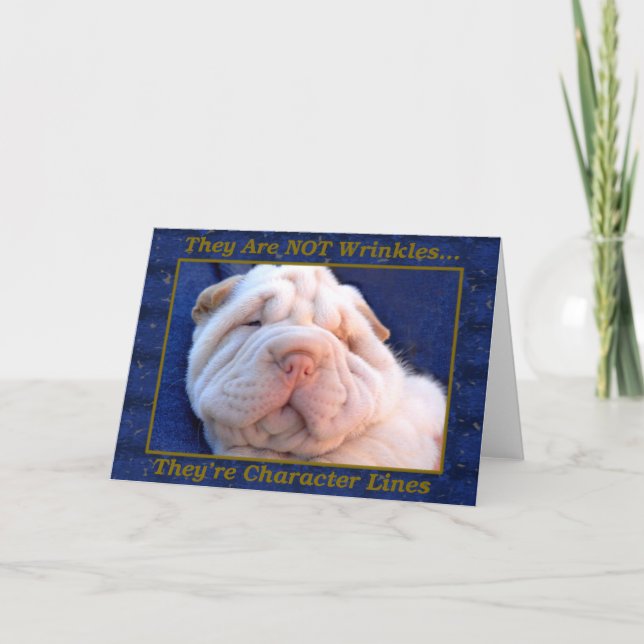 Zeichenlinien Karte (Vorderseite)