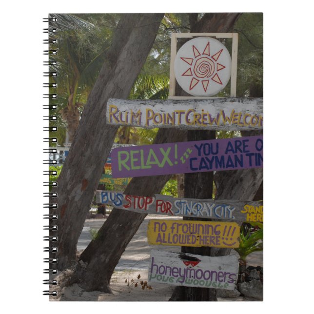 Zeichenpost Rum Point Grand Cayman Notizblock (Vorderseite)