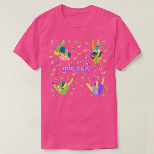 Zeichensammlung T-Shirt (Design vorne)