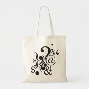 Zeichensetzung Art Budget Tasche