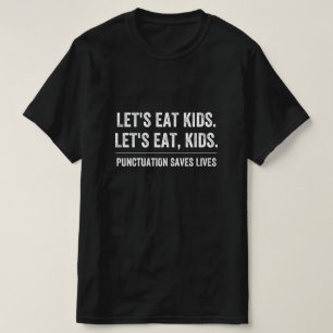 Zeichensetzung Rette Leben T-Shirt