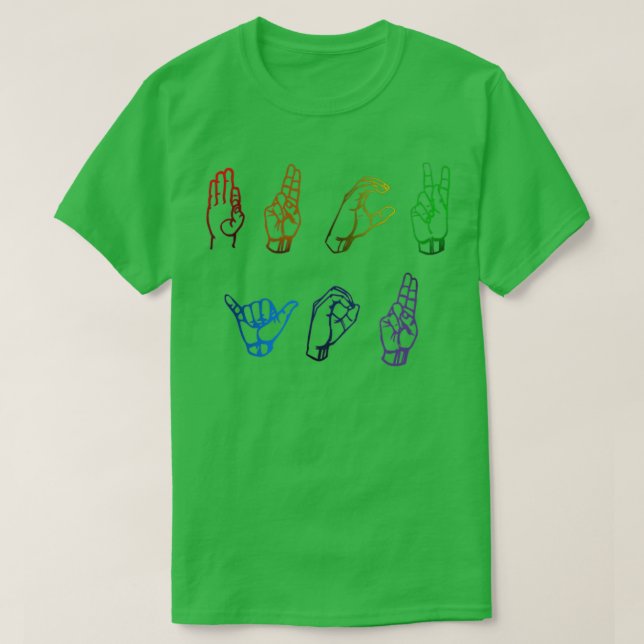 Zeichensprache 27 T-Shirt (Design vorne)