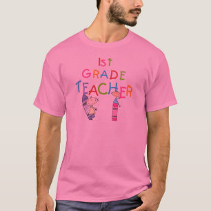 Zeichenstift-1. Grad-Lehrer-T-Shirts und Geschenke T-Shirt
