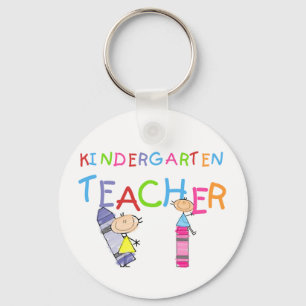 Zeichenstift-Kindergärtnerin-T-Shirts und Schlüsselanhänger