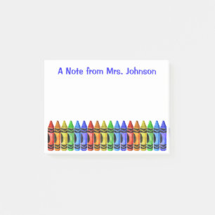Zeichenstift-Lehrer-personalisierte Post-it Klebezettel