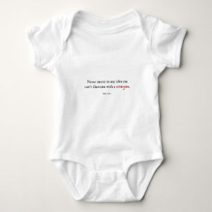 Zeichenstiftinvestierung Baby Strampler