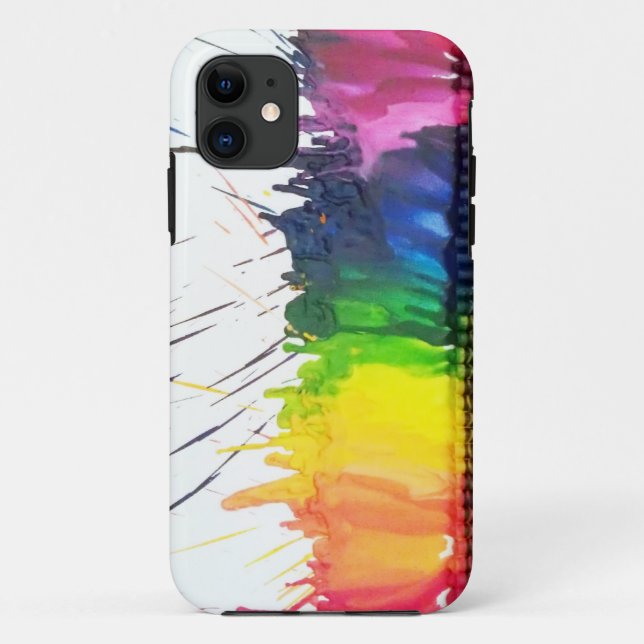 Zeichenstiftkunst iPhone 5 des Regenbogens Case-Mate iPhone Hülle (Rückseite)