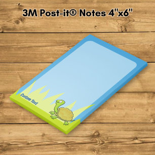 Zeichentrick-Schildkröte Post-it Klebezettel