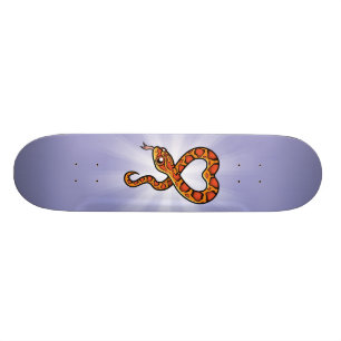 Zeichentrick-Schlange Skateboard