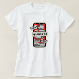 Zeichentrick-Telefon mit Benachrichtigungen – “All T-Shirt