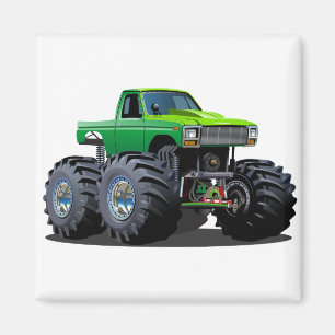 Zeichentrickauto Magnet