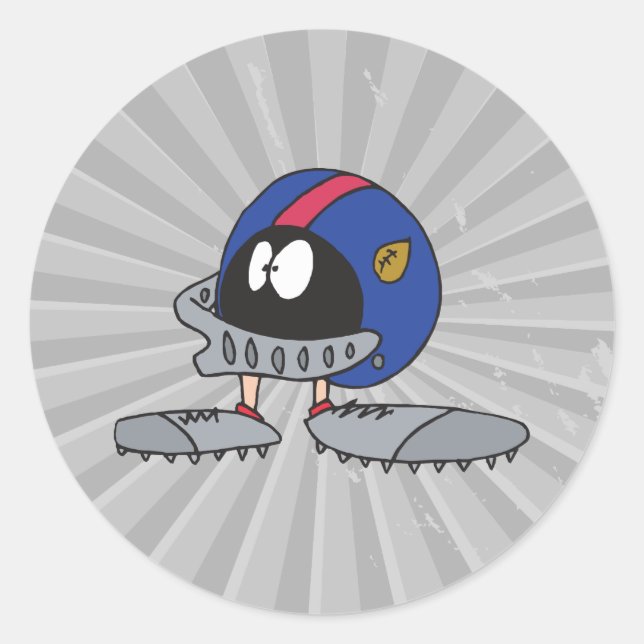Zeichentrickfigur Runder Aufkleber (Vorderseite)