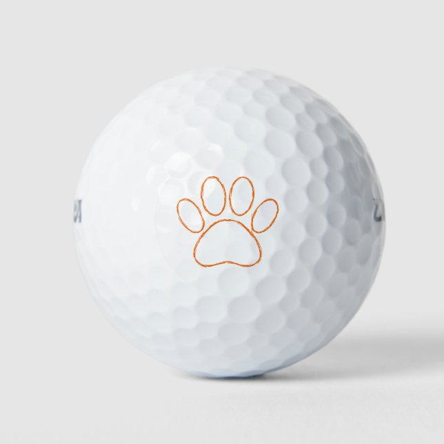 Zeichentrickgeflecht Golfball (Vorderseite)