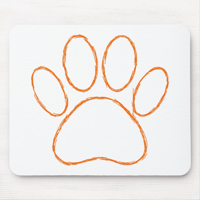 Zeichentrickgeflecht Mousepad (Vorne)