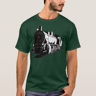 Zeichn der alten Lokomotive 1 T-Shirt