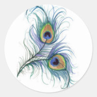 Zeichn der Twin Peacock Federhalterung