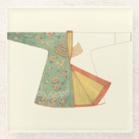 Zeichn des halb fertig gestellten Kimono
