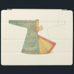 Zeichn des halb fertig gestellten Kimono iPad Hülle<br><div class="desc">Ein halb fertiger Kimono ist Gegenstand dieses Gemäldes. In einem hübschen Grün mit phantastischem Blumenmuster will man fast,  es selbst zu beenden und für einen besondere Anlass zu tragen. Kaufen Sie diesen großartigen Druck noch heute!</div>
