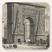 Zeichn des Monuments Porte Saint-Denis