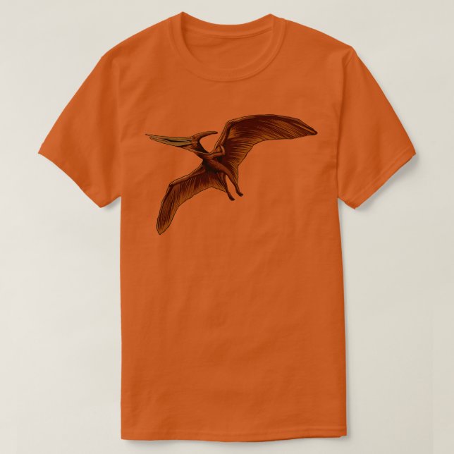 Zeichn des Pteranodon T-Shirt (Design vorne)