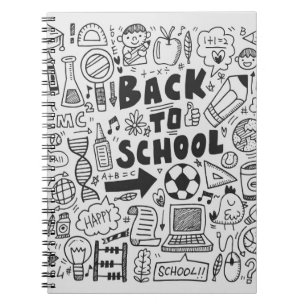 zeichn-Doodschule Notizblock