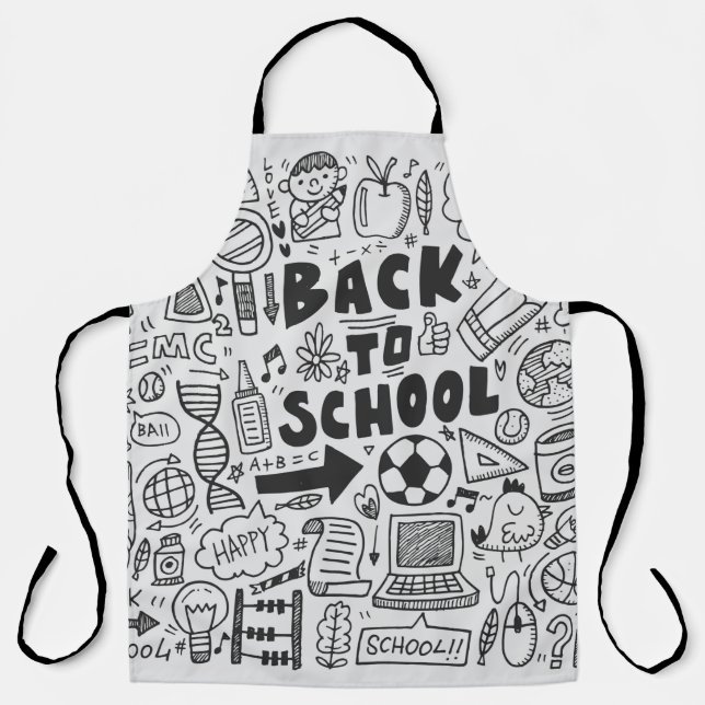 zeichn-Doodschule Schürze (Vorderseite)