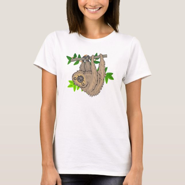 Zeichn einer sich auf den Kopf stellenden Zeitspan T-Shirt (Vorderseite)