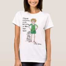 Zeichn einer sicheren jungen Dame mit freundlichem