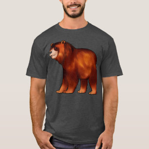 Zeichn eines Braunbären T-Shirt