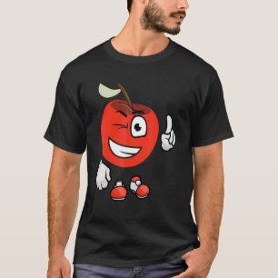 Zeichn eines glücklichen Apfels 1 T-Shirt