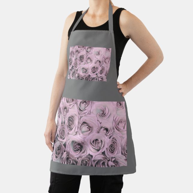 Zeichn von rosa Rosen Schürze (InSitu)