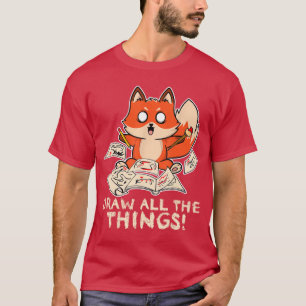 Zeichne Allerlei Für Skizzierende Kunst Otaku Comi T-Shirt