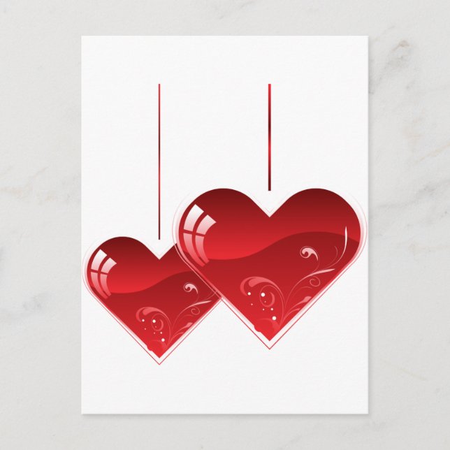 Zeichnen auf einer Zeichenfolge Postkarte (Vorderseite)