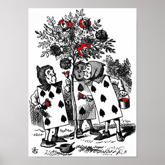 Zeichnen der Rose Poster (Vorne)