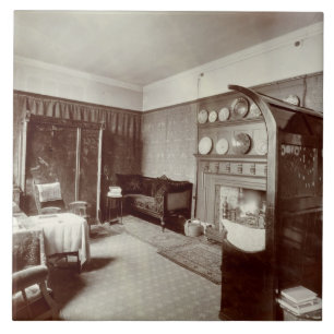 Zeichnen des Raumes, Kelmscott Haus, London, 1896 Fliese