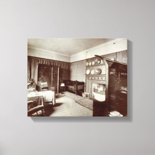 Zeichnen des Raumes, Kelmscott Haus, London, 1896 Leinwanddruck