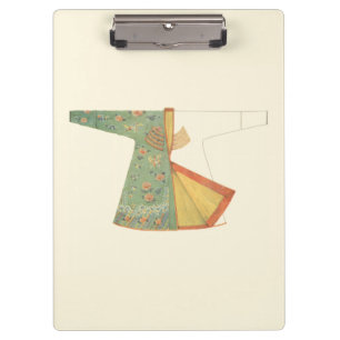 Zeichnen des unfertigen Kimono Klemmbrett