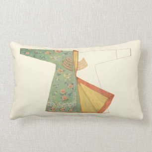 Zeichnen des unfertigen Kimono Lendenkissen