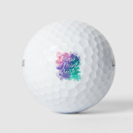 Zeichnen, Farbe, Erstellen Golfball