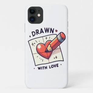 Zeichnen mit Liebe Case-Mate iPhone Hülle