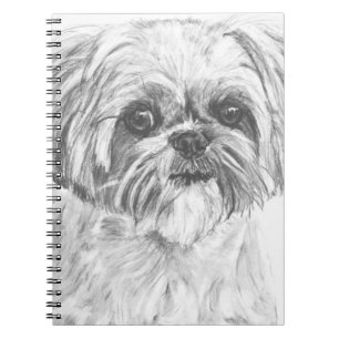 Zeichnen Shih-Tzu Notizblock